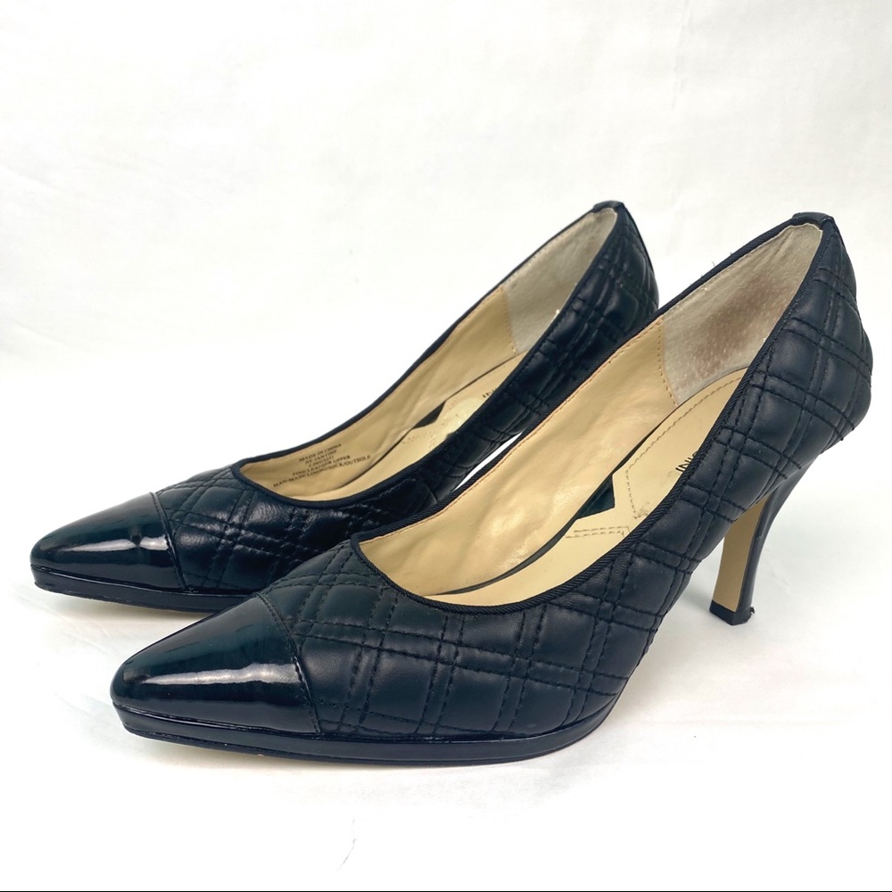 Adrienne Vittadini Quilted Leather Pump Jantine - Picture 4 of 9